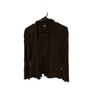 Eileen Fisher petite cardigan dark brown PS small
